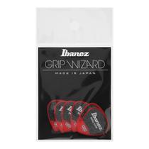 Palheta Ibanez Sand Grip Wizard Média 0.80Mm Vermelho 6Unid