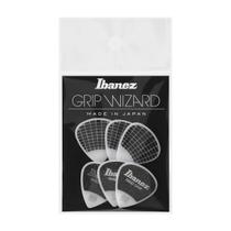 Palheta Ibanez Sand Grip Wizard Média 1.00Mm Branco Com 6Un