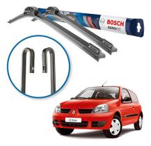 Palheta Limpador Chuva Parabrisa Bosch Clio 1999 A 2017 Preto Palheta Limpador Chuva Parabrisa Bosch Clio 1999 A 2017 Preto