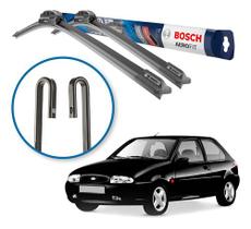 Palheta Limpador Chuva Parabrisa Bosch Fiesta 1991 A 1996 Preto Palheta Limpador Chuva Parabrisa Bosch Fiesta 1991 A 1996 Preto