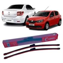 Palheta limpador de para-brisa logan sandero 2014 22" 20" par