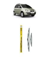 Palheta Limpador de Parabrisa Dianteiro - Dyna 316 24/16 - FIAT - Idea/Idea Adventure 06/10