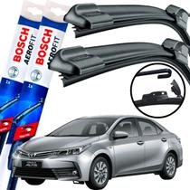 Palheta Limpador De Parabrisa Par Dianteiro Silicone Bosh Honda Civic 2014 2015 2016 2017 2018 2019 BOSCH