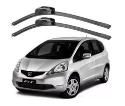 Palheta Limpador De Parabrisa Par Dianteiro Silicone Bosh Honda Fit 2003 2004 2005 2006 2007 2008 - BOSCH