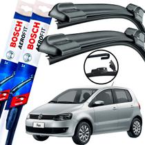 Palheta Limpador De Parabrisa Par Dianteiro Silicone Bosh Volkswagen Fox 2010 2011 2012 BOSCH