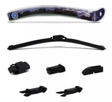 Palheta Limpador de Parabrisa Silicone 15 C/ 5 Adaptadores