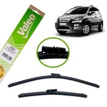Palheta Limpador Fiat Idea 2011 á 2014 24"/15" Valeo - Par