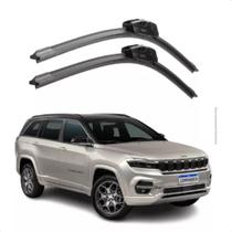 Palheta limpador Para brisa BOSCH ORIGINAL Jeep Commander + Refil traseiro