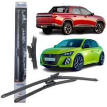 Palheta limpador parabrisa gm montana 23- peugeot 208 21-26