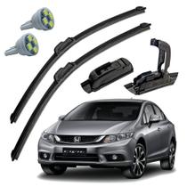 Palheta Limpador Parabrisa Honda Civic 2012 A 2016 + Pingo T10 Palheta Limpador Parabrisa Honda Civic 2012 A 2016 + Pingo T10