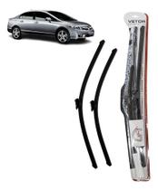 Palheta Limpador Parabrisa Honda New Civic 2006 2010 2012 Palheta Limpador Parabrisa Honda New Civic 2006 2010 2012