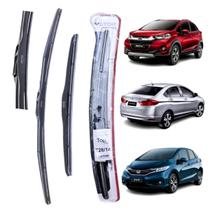 Palheta limpador parabrisa honha fit city 2015-18 wr-v 17/20 Palheta limpador parabrisa honha fit city 2015-18 wr-v 17/20