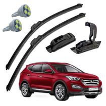 Palheta Limpador Parabrisa Hyundai Santa Fé 2012 Em Diante + Pingo T10 Palheta Limpador Parabrisa Hyundai Santa Fé 2012 Em Diante + Pingo T10