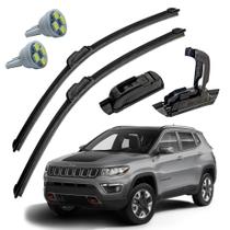 Palheta Limpador Parabrisa Jeep Compass 2011 A 2016 + Pingo T10