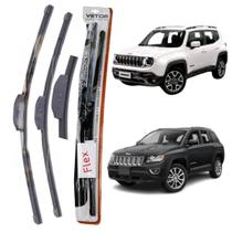 Palheta Limpador Parabrisa Jeep Renegade 16-25 Compass 12-16