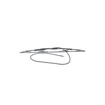 Palheta Limpador Parabrisa Micro Sênior 2000 a 2006 Lado Motorista Com Esguicho 28 Polegadas - Vetor - PVC2850