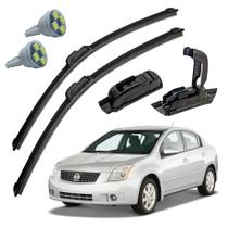 Palheta Limpador Parabrisa Nissan Sentra 2006 A 2013 + Pingo T10 Palheta Limpador Parabrisa Nissan Sentra 2006 A 2013 + Pingo T10