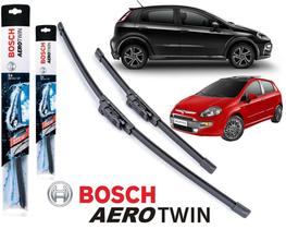 Palheta Limpador Parabrisa Originial Bosch AeroTwin Fiat Punto 2010 2011 2012 2013 2014 2015 a 2017