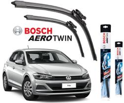 Palheta Limpador Parabrisa Originial Bosch AeroTwin VW Polo Comfortline HighLine 2017 2018 2019 2020 Palheta Limpador Parabrisa Originial Bosch AeroTwin VW Polo Comfortline HighLine 2017 2018 2019 2020