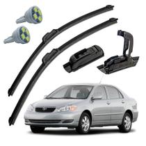 Palheta Limpador Parabrisa Toyota Corolla 2002 a 2008 + Pingo T10