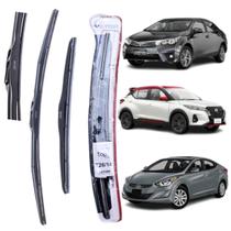 Palheta limpador parabrisa toyota corolla apos 2016 original