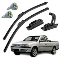 Palheta Limpador Parabrisa VW Saveiro 2000 A 2009 + Pingo T10 Palheta Limpador Parabrisa VW Saveiro 2000 A 2009 + Pingo T10