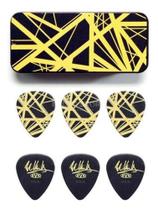 Palheta Maxgrip 0.60mm Eddie Van Halen Amarela Com 6 Evhpt