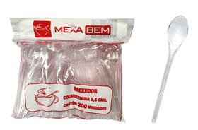 Palheta/ Mexedor Colherinha 9,5 Cm Pct C/ 200-mexa Bem