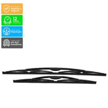 Palheta Para-Brisa: 24/18 polegadas - Chery, Citroen, Dodge, Fiat, Ford, Gm, Honda, Hyundai, Jeep, Kia, Lifan, Mitsubish