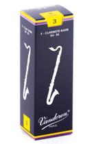 Palheta para Clarinete Baixo Vandoren CR123 Traditional Strength 3