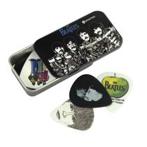 Palheta Para Guitarra The Beatles Com Lata Especial Sgt. Peppers (Pacote Com 15 Palhetas Variadas) D'Addario 1CAB4-15BT3