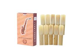 Palheta para sax alto número 2 e meio caixa com 10 unidades Palheta para sax alto número 2 e meio caixa com 10 unidades
