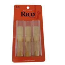 Palheta Rico Daddario Clarinete Baixo Clarone N 3 Caixa C/3 Palheta Rico Daddario Clarinete Baixo Clarone N 3 Caixa C/3