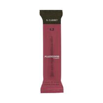 Palheta Rico Plasticover Para Clarinete 1.1/2