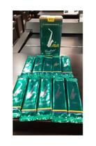Palheta Sax Alto Vandoren Java Verde 2½ Mib -eb Kit C/10 Palheta Sax Alto Vandoren Java Verde 2½ Mib -eb Kit C/10