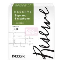 Palheta Sax Soprano Nº 3 DIR1030 (Caixa 10 Un) - Rico Reserve