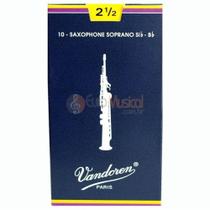 Palheta Sax Soprano Vandoren 2,5 Tradicional - Unitario Palheta Sax Soprano Vandoren 2,5 Tradicional - Unitario