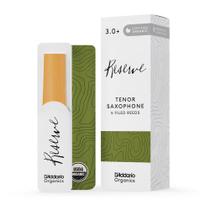 Palheta Sax Tenor 3.0+ (5 Unidades) DAddario Organic Reserve Palheta Sax Tenor 3.0+ (5 Unidades) DAddario Organic Reserve