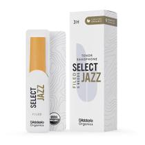 Palheta Sax Tenor 3H (5 Peças) DAddario Organic Select Jazz