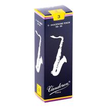 Palheta Sax Tenor Sib Nº 3 Tradicional Caixa Com 5 Unidades Vandoren SR223 Palheta Sax Tenor Sib Nº 3 Tradicional Caixa Com 5 Unidades Vandoren SR223