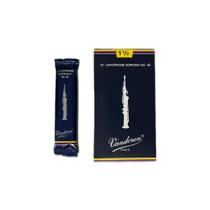 Palheta Saxofone Soprano 1.5 Vandoren Tradicional