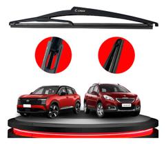 Palheta Siliconada Limpador Traseiro 12 Polegadas Compatível com C3 PUNTO KICKS 308 2008 DUSTER SANDERO CIVIC CAPTUR CLIO CORSA