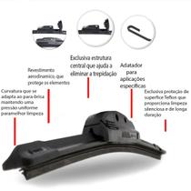 Palheta Silicone Fiat Siena E Strada 1996 A 2011