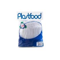 Palheta Slim Cristal Para Drink 500Und Plastfood