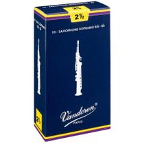Palheta Tradicional para Saxofone Soprano 2,5 Vandoren SR2025 - CX / 10