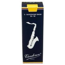 Palheta Tradicional Saxofone Tenor 2 Vandoren SR222 - CX / 5