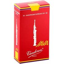 Palheta Vandoren Java Red Sax Soprano 2,0 (caixa c/ 10)