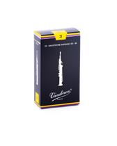 Palheta Vandoren Tradicional 3 para Sax Soprano Unidade