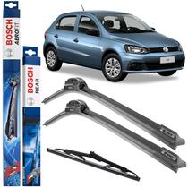 Palhetas Bosch Kit Dianteiras Traseira VW Gol 2016 Em Diante Palhetas Bosch Kit Dianteiras Traseira VW Gol 2016 Em Diante