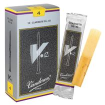 Palhetas de clarinete Vandoren CR194 V.12 Strength 4 para clarinete Bb